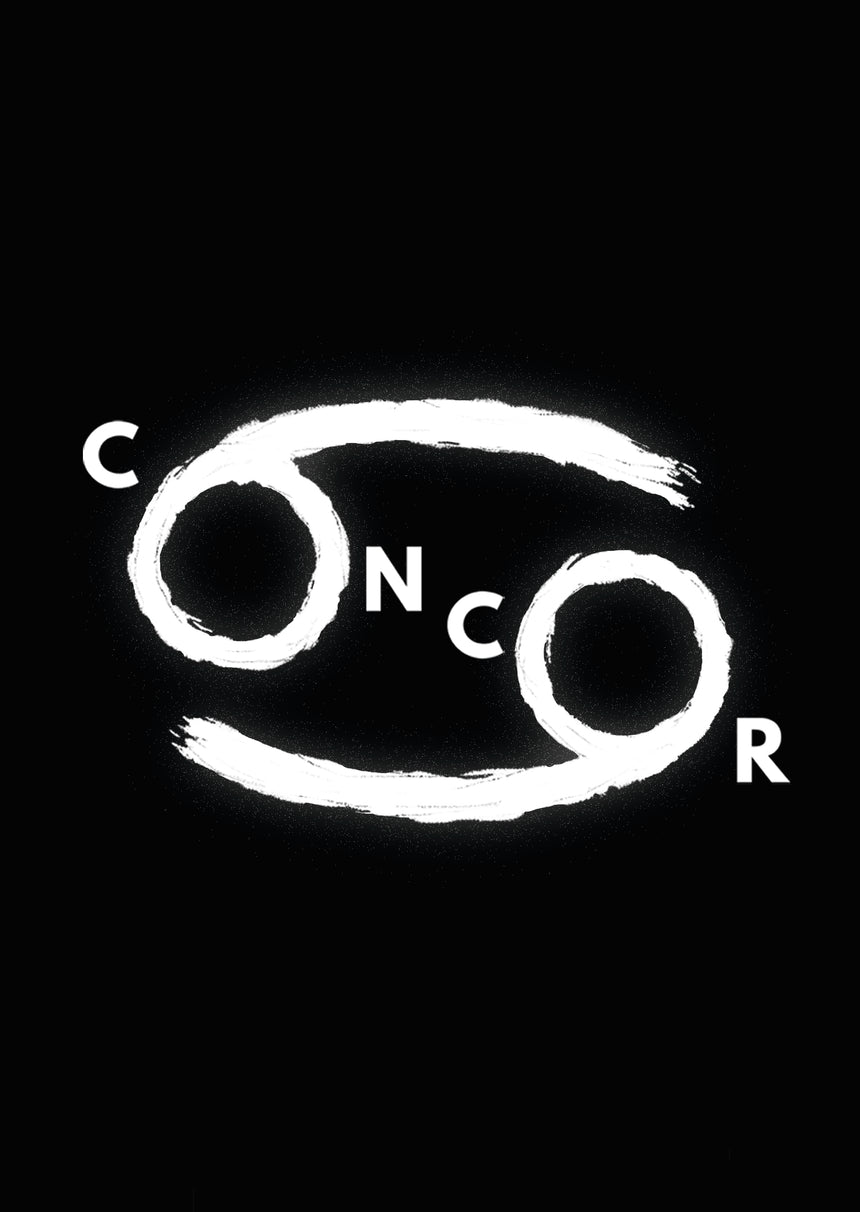 CANCER - T-Shirts (White Letters)