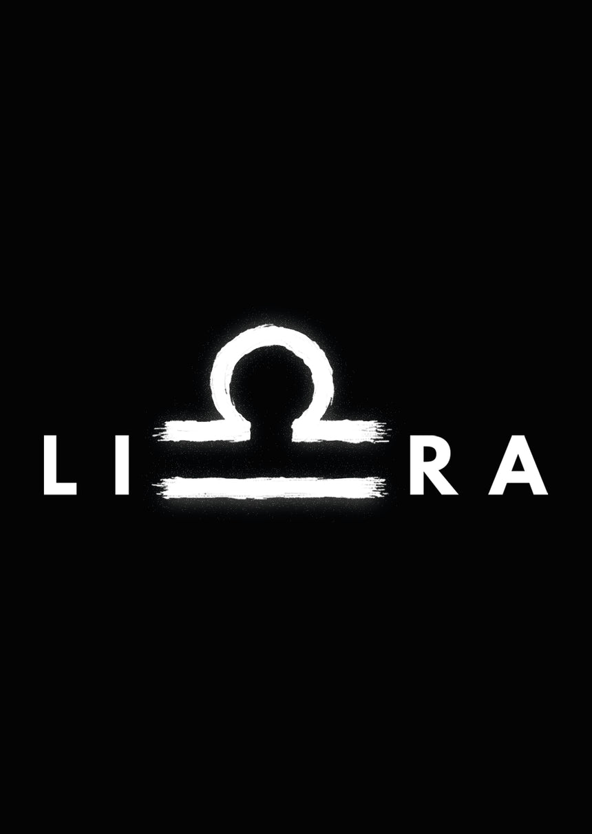 LIBRA - T-Shirts (White Letters)