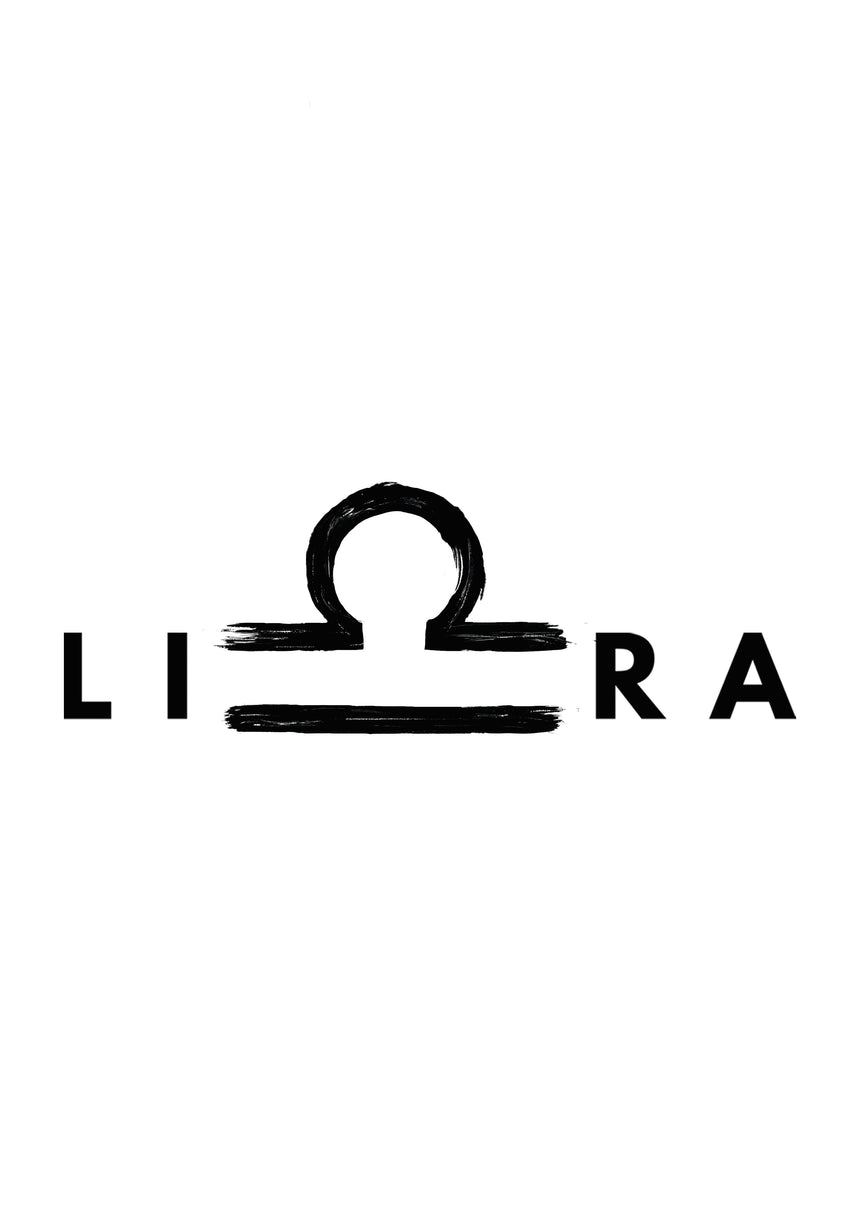 LIBRA - T-Shirts (Black Letters)