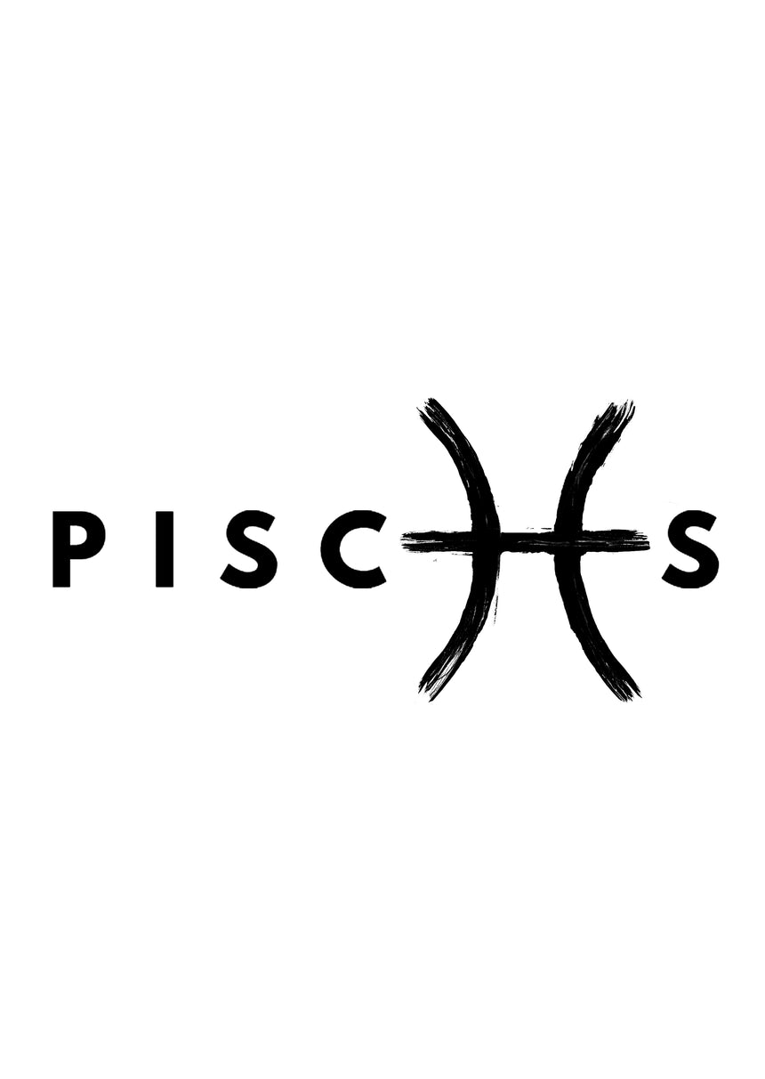 PISCES - Crews & Hoods (Black Letters)