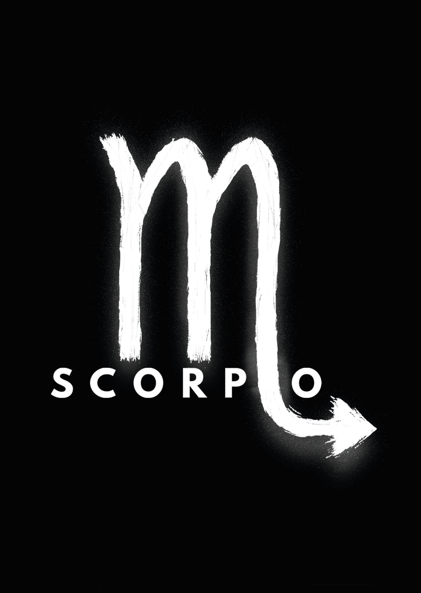 SCORPIO - Crews & Hoods (White Letters)