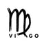 VIRGO - T-Shirts (Black Letters)